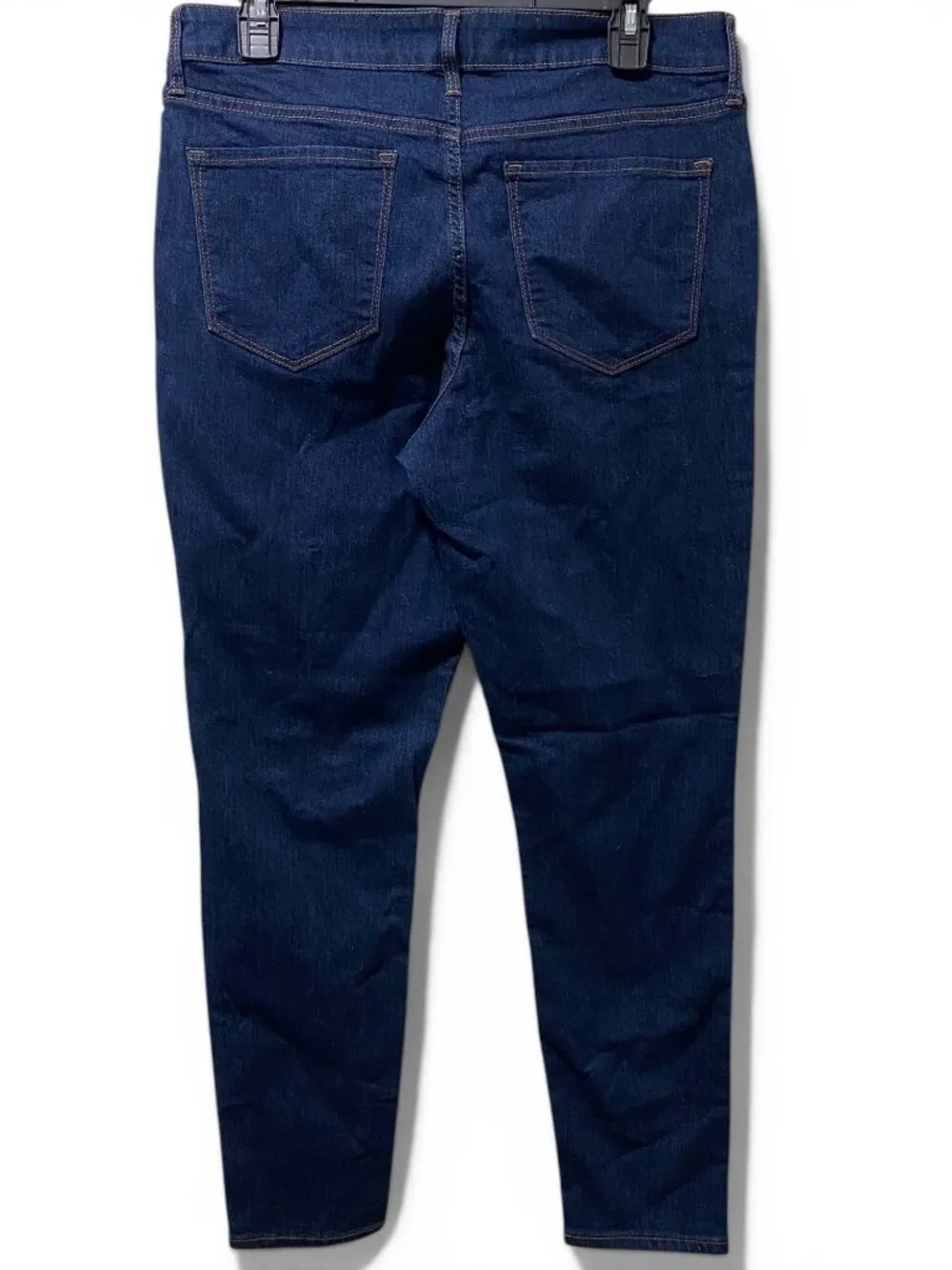 Old Navy Rockstar Super Skinny Dark Blue Denim Jeans Women’s Size 12 Regular - Picture 2 of 8